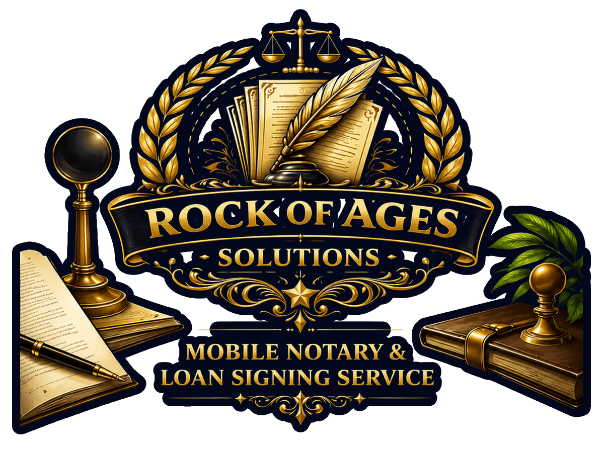 Rock of Ages Solutions Mobile Notary & Loan Signing